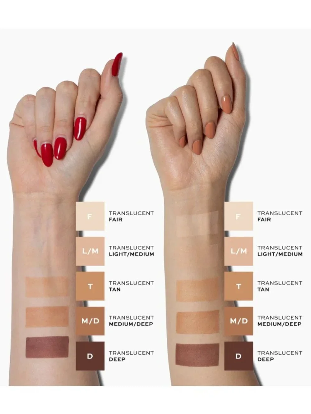 MAKE Beauty Diffusion Set Translucent Setting Powder in Translucent Tan